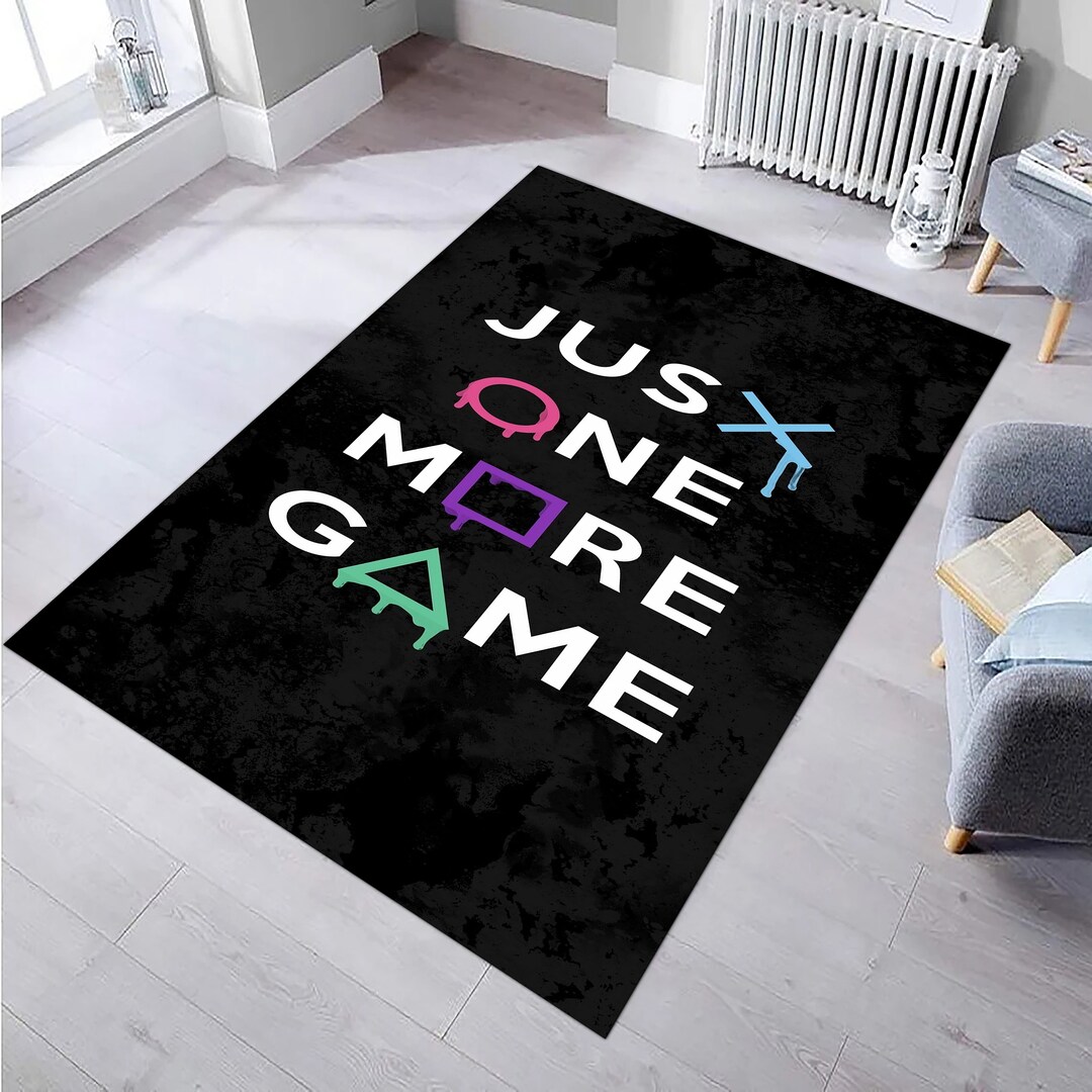 Game Room Rug Pattern Joystick Pattern Rug, Game Console Carpet, Game Room Rug, Awesome Rug ...