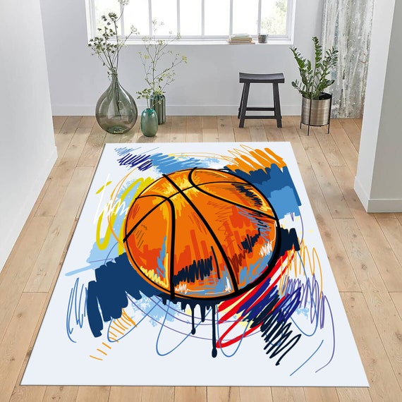 Joy Carpets Scribbles 5 x 8 Red Indoor Kids Area Rug Joy Carpets Scribbles 5 x 8 Red Indoor Kids Area Rug