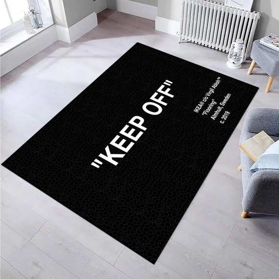 off white ikea keep off rug
