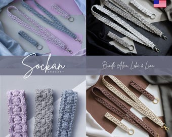 Crochet Keychain Pattern: Lanyard & Wristlet (PDF Download), Bundle