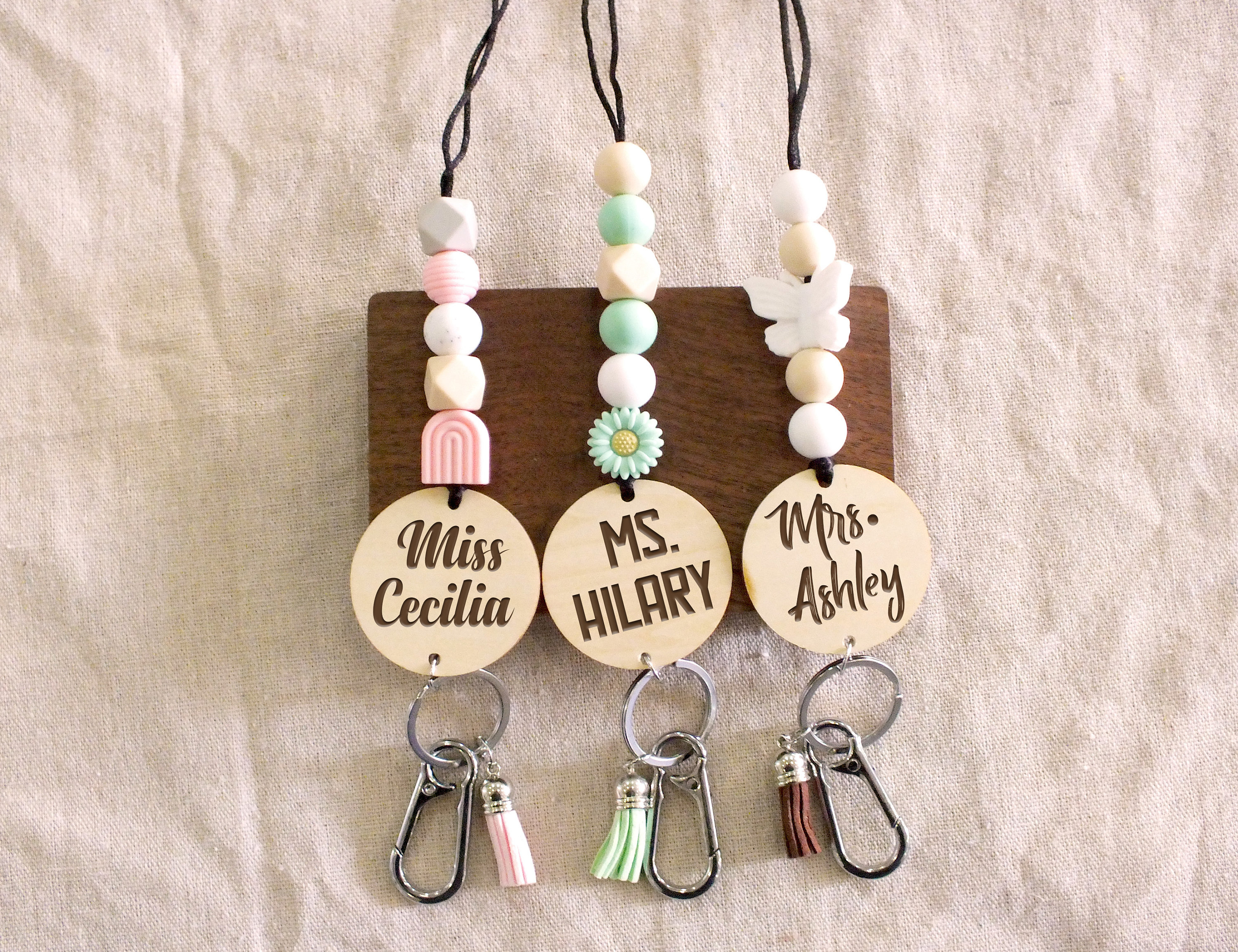 Personalized Teacher Lanyard With Name, Teacher Appreciation Gift ...