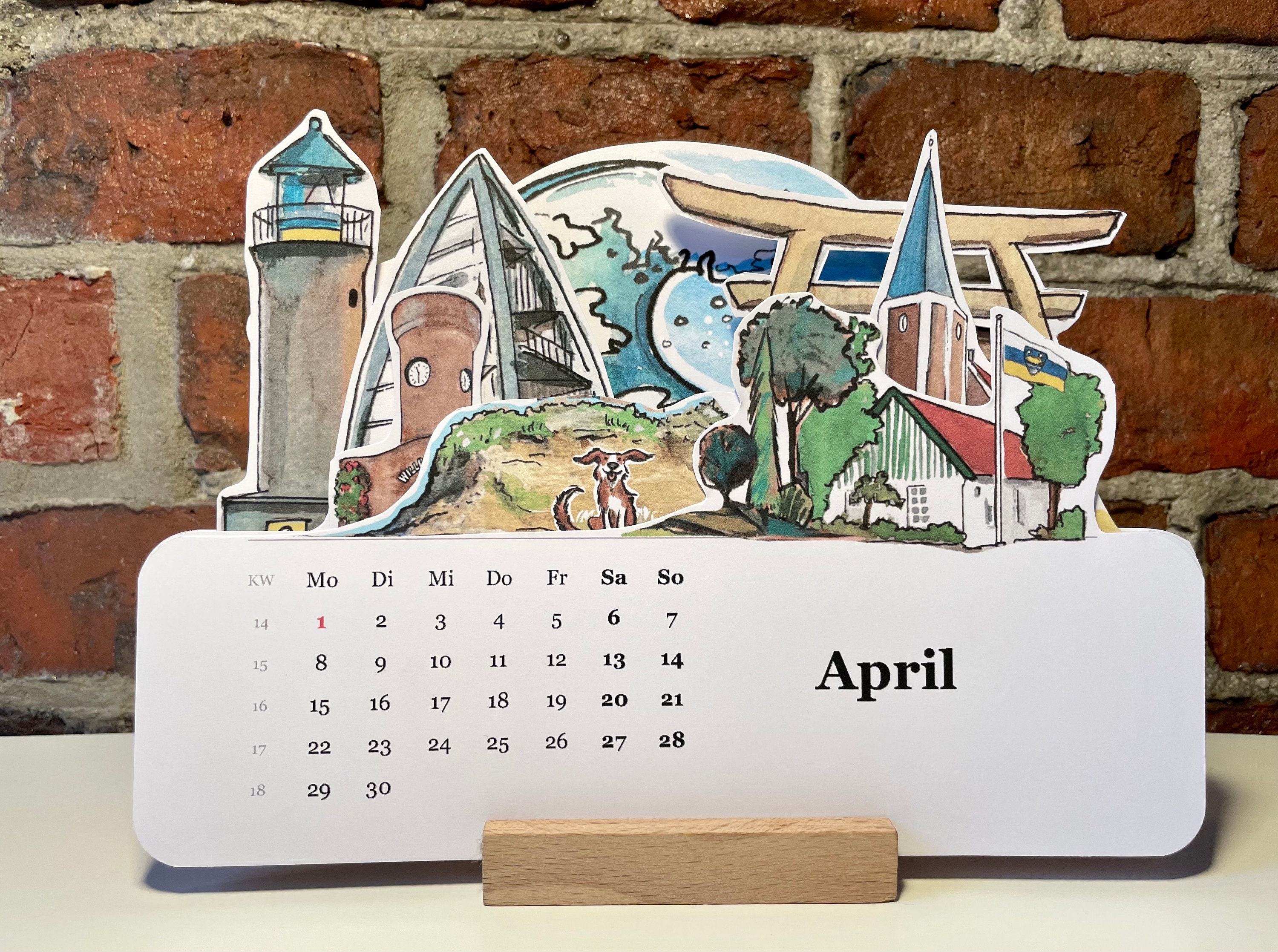 JUIST Art Calendar 2024, North Sea Island, Christmas Gift Etsy