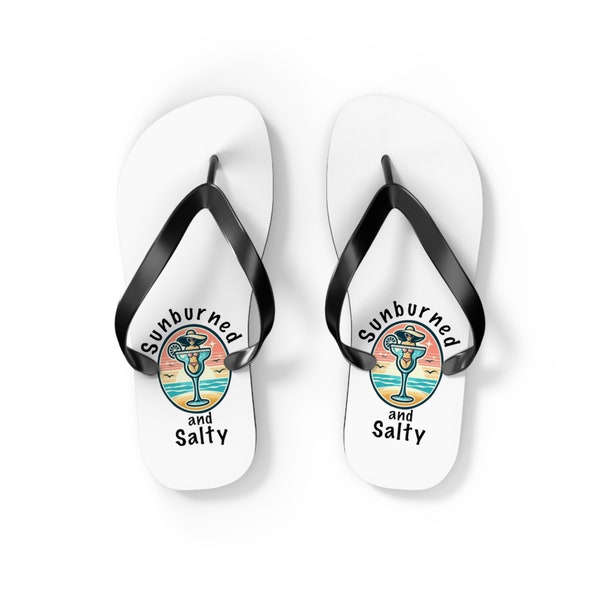 Summer, beach apparel, Shop name flip flops, summer shoes, gift ideas for him, gift ideas for her, humor, vacation shoes