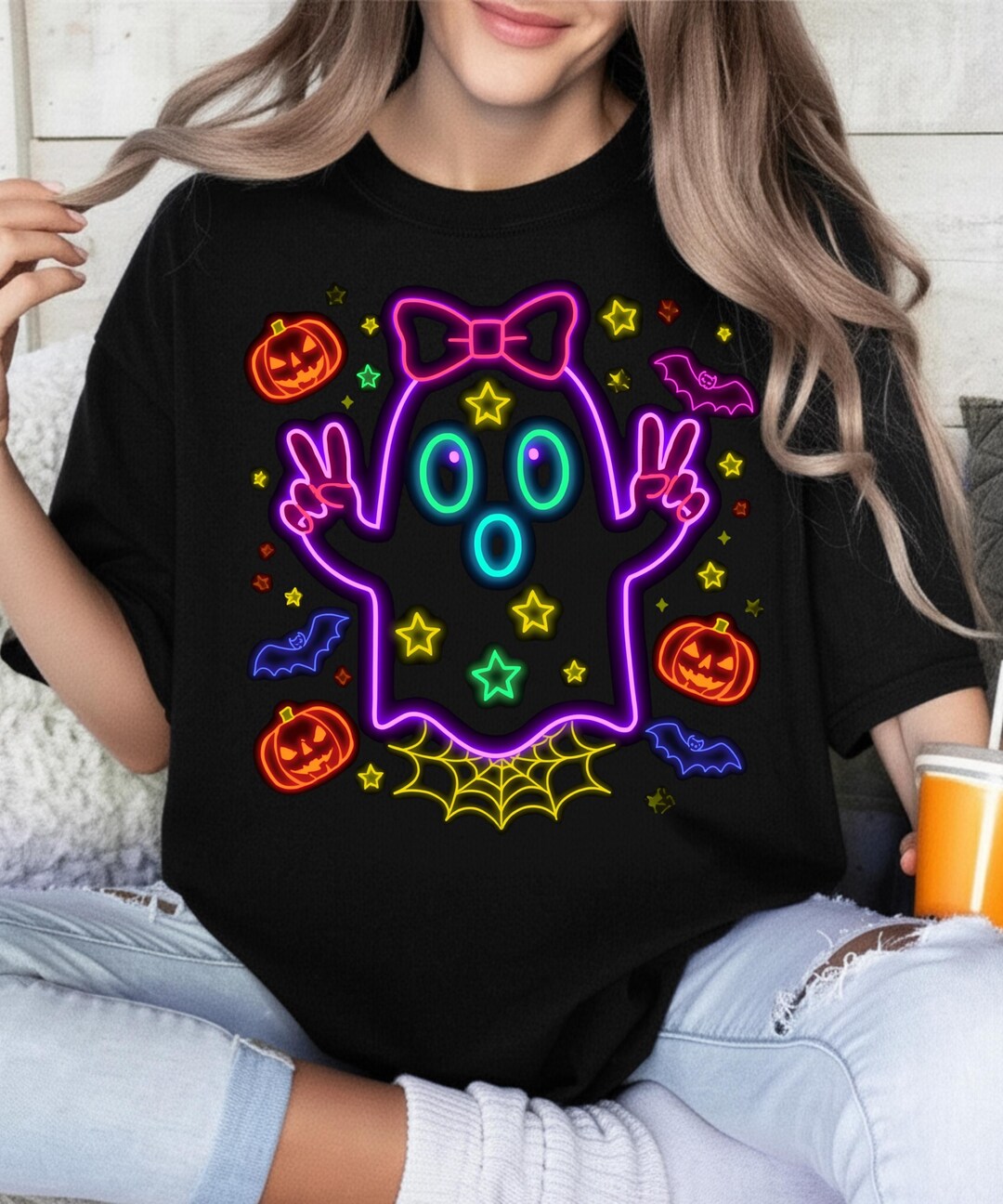 Neon Boo Crewneck