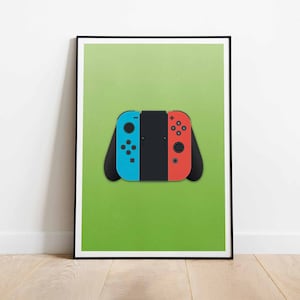 Switch Controller Poster: Gaming Room Wall Art (Digital Download)