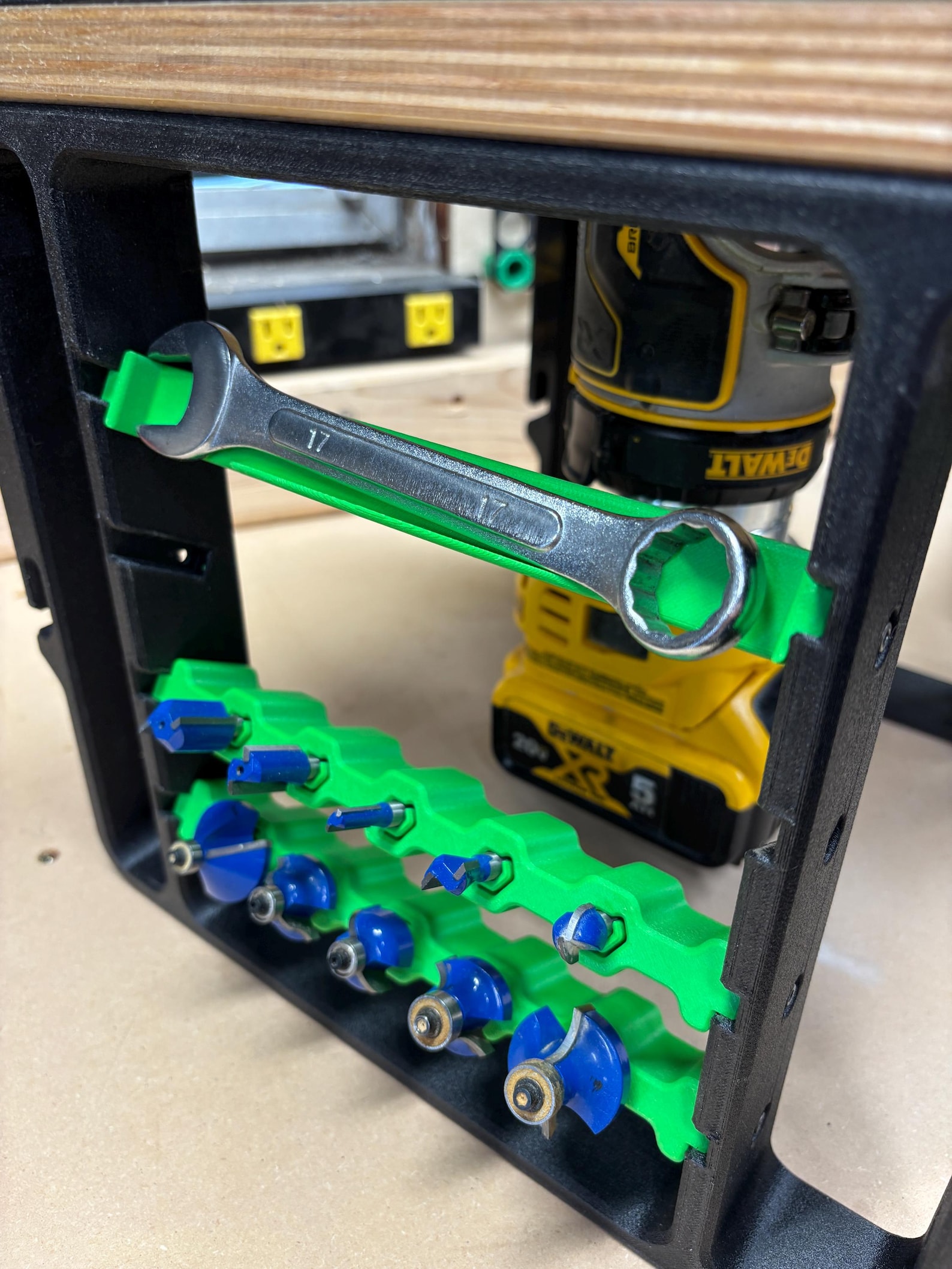 Compact Router Table W/built in Bit Storage and Wall Mount - Etsy