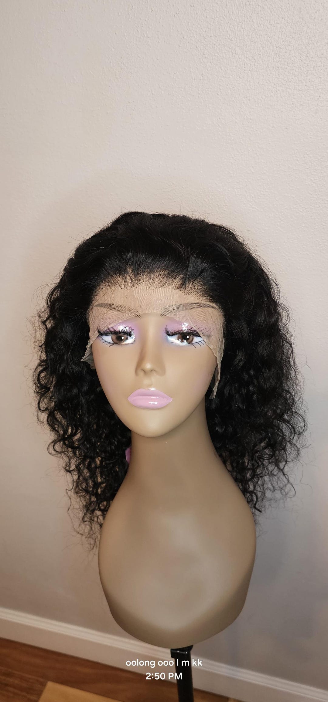 Water Wave 18 Inch 18 Inch Water Wave Wig, 13x4 Transparent Lace Frontal, Natural Black - Etsy