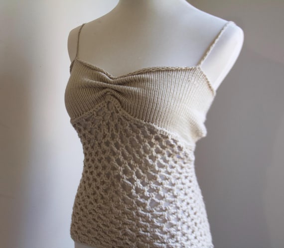 Violet Crochet Mermaid Cami Top