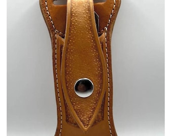 Leder-Messerscheide für Trapper Style Messer