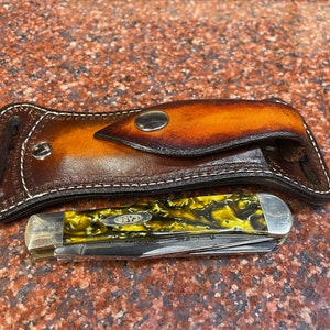 Fodero in pelle per Buck 112, coltello stile trapper