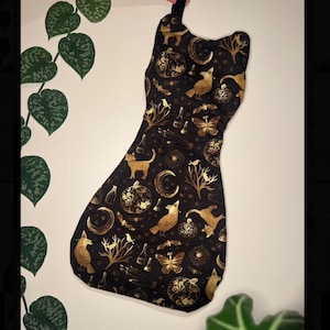Spooky Cat Stocking Christmas Kitty Decor Spooky Cat stocking