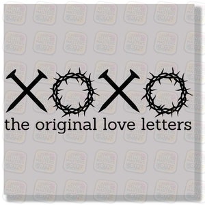 Xoxo Las cartas de amor originales DTF Transfer