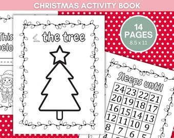 Printable Christmas Activity Book for Kids (PDF)