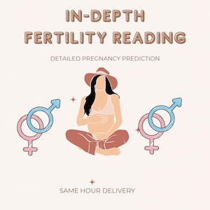 Same Hour Fertility Tarot Reading, Detailed Pregnancy Reading, Same Day Conception Prediction, In-Depth Gender Reading, Pregnant Readings