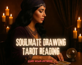 Same Hour Soulmate Zeichnung & Psychic Reading: Liebesreading, Zwillingsflamme, Sternzeichen Einblicke (PDF Download)
