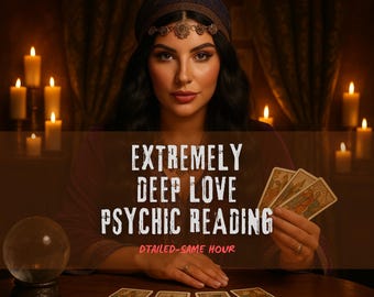 Love Reading Same Hour, Love Psychic Reading, Relationship Reading, Telepathy Reading, Tarot Reading Love PDF, In Depth Love Guidance