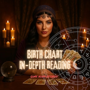Birth Chart Reading | Detailed Astrology Insights | Same Day Natal Chart Analysis | In-Depth Astrology | Natal Chart Reading