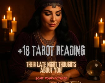 18+ Secret Desires Tarot Reading, Their Hidden Fantasies, Intimate Tarot Spread, Love Insights, Personalized Reading