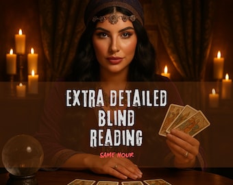 Blind Reading Psychic, Psychic Reading, Same Hour, Spiritual Advices, Accurate Love Reading, Tarot Cards Reading, Blind Tarot Reading