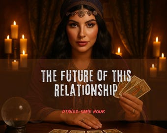 The Future of This Relationship Tarot Reading, Psychic & Intuitive Love Insight, Same Hour Personalized Clairvoyant Reading