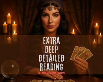 Lectura psíquica extra profunda en la misma hora / Amor, carrera, destino