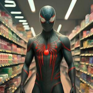 Spider-man Digital Print Wall Art