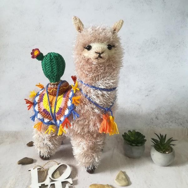 Charming realistic Llama stuffed animal , plush Toy llama gifts, decor Llama at lama party, custom plush toys made in ukraine