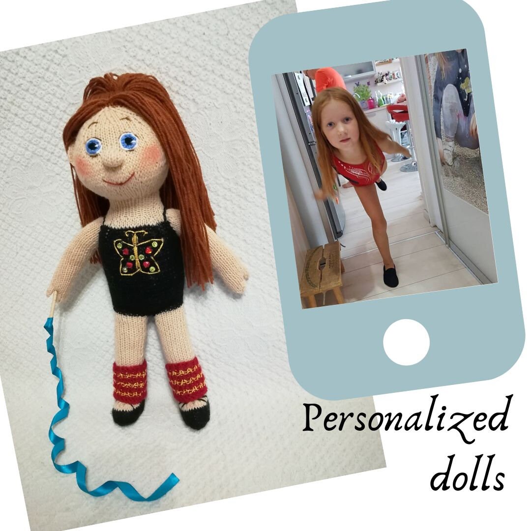 Custom plush doll from photo plush commission personalized doll