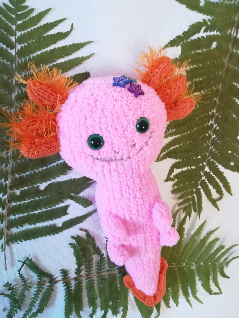 Axolotl Plush Knitting Pattern: Beginner Friendly Soft Toy (PDF Pattern ...