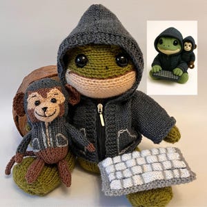Custom knitted doll based on a drawing, Personalized doll, designer toy, doll based on a photograph, designer toy, knitted toys, plush doll.