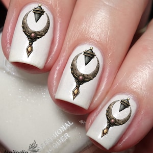 Vintage Jewelry Nail Art Decal Sticker