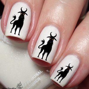 Spooky Myth Animals Nail Art Decal Sticker