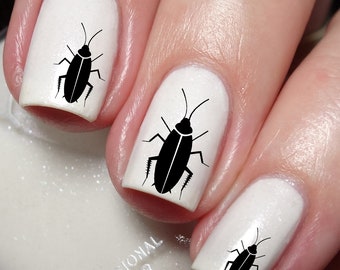 Cockroach Set Nail Art Decal Sticker