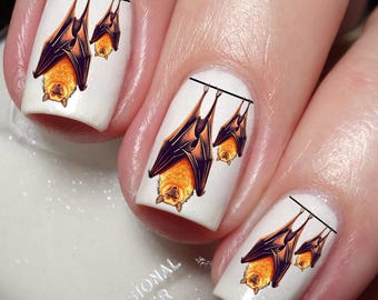 Bat Nail Art Decal Sticker