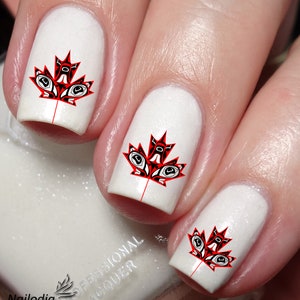 Native Canadian indigenous Nail Art Decal Sticker