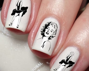 Marilyn Monroe Nail Art Decal Sticker