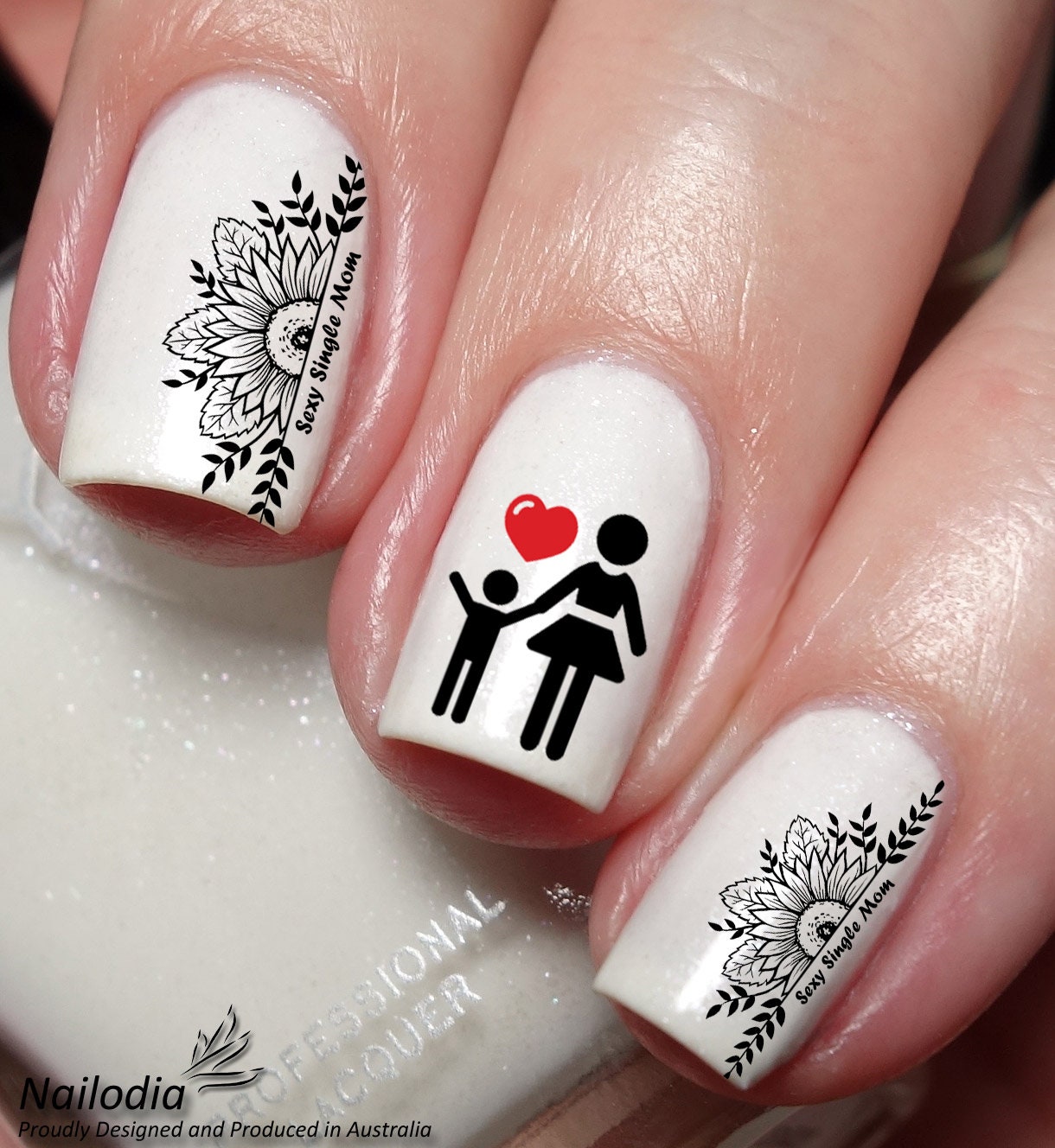 Chic Single Finger Nail Design