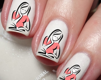 Book Lovers Nail Art Decal Sticker