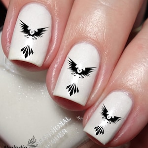 Falcon Lovers Nail Art Decal Sticker