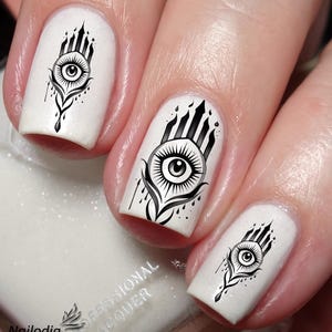 Spiritual Third Eye Nail Art Decal Sticker