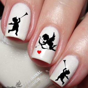 Cute Cupid Love Angels Nail Art Decal Sticker