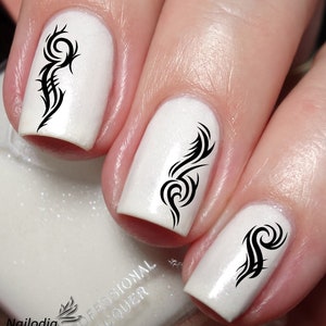 Hawaii Tribal Nail Art Decal Sticker