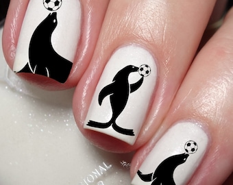 Baby Seal Nail Art Decal Stickers