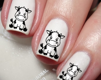 Nail Art stickerstickers baby koe