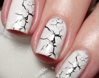 Crack Break Pattern Nail Art Decal Sticker