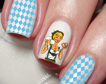 Oktoberfest Nail Art Sticker