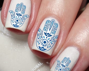 Pegatina Mano de Nuestra Señora Fátima Boho Nail Art Decal