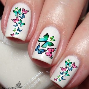 Butterfly Nail Art Decal Sticker