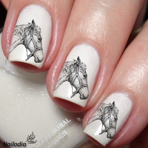 Horse Lovers Nail Art Decal Sticker