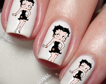 Betty☆Nail Betty Boop Nail Decals - A1119 - Etsy